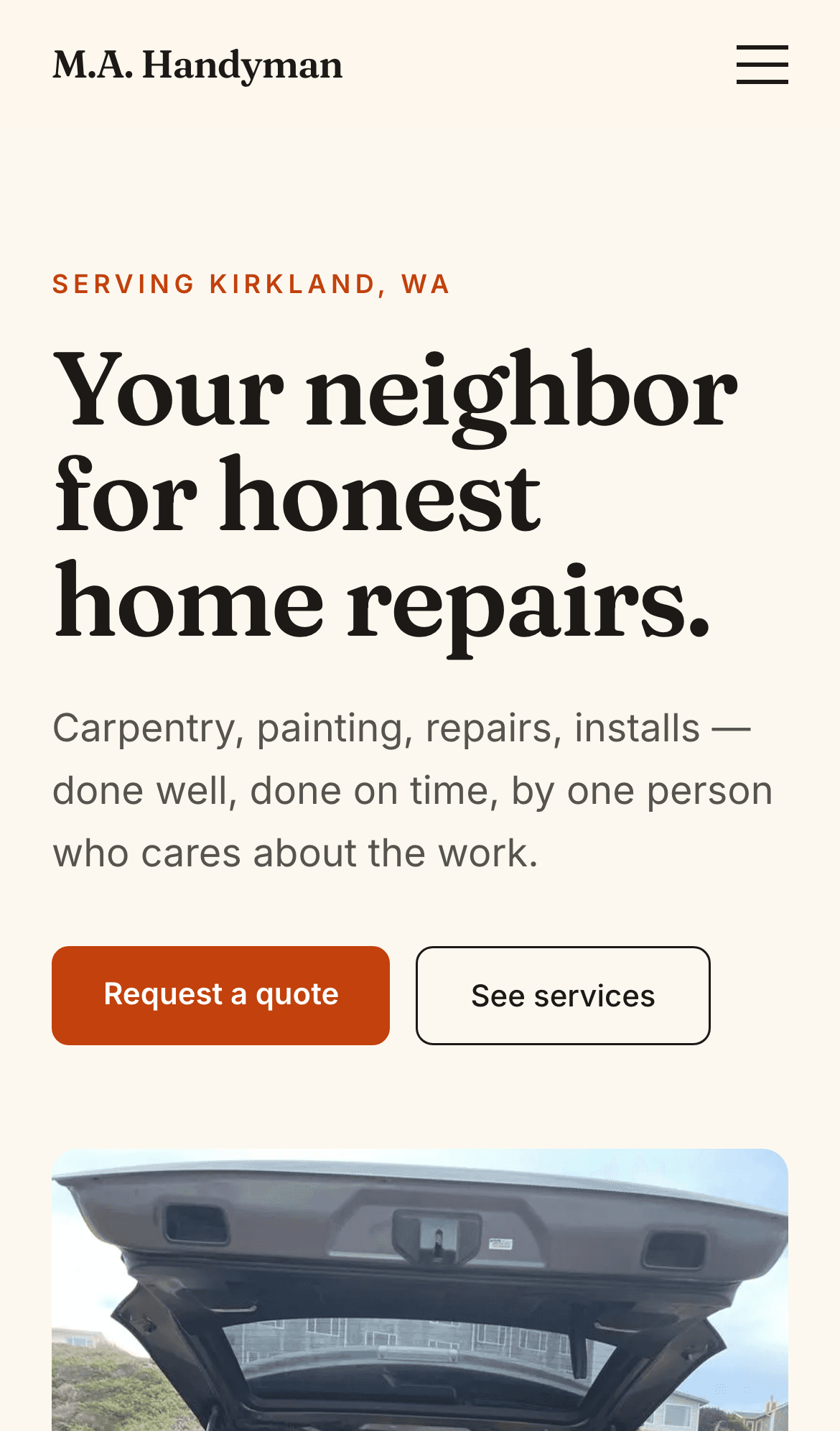 Handyman Services screenshot 1