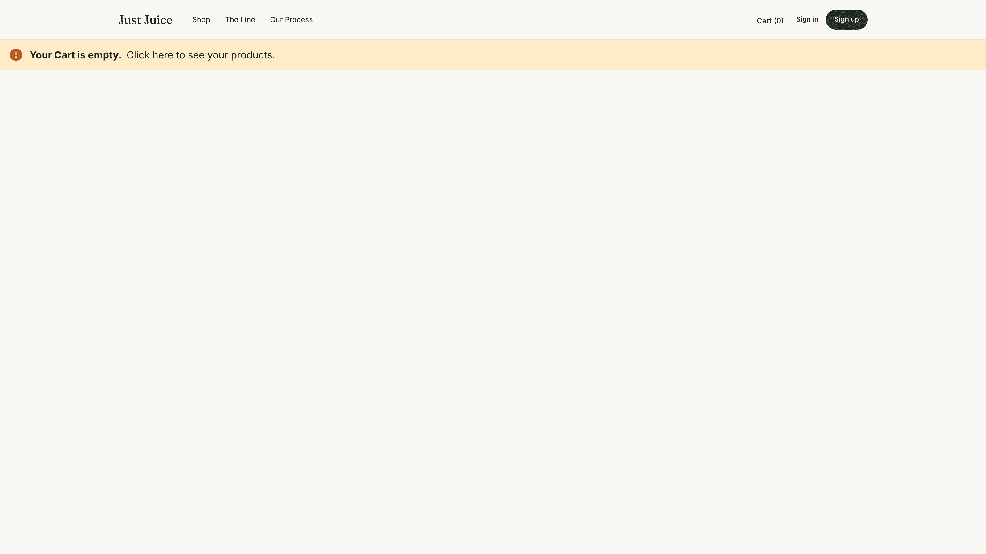 Just Juice — E-commerce screenshot 2